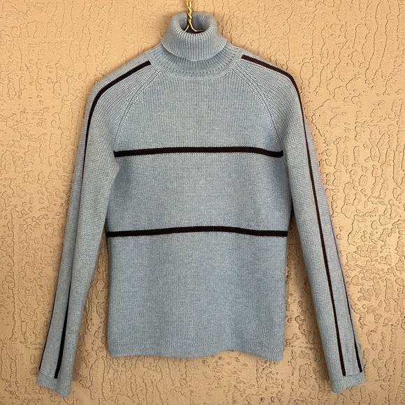 OshKosh B'gosh Sweaters - OshKosh Vintage Stripe Wool Blend Womens Turtleneck Sweater